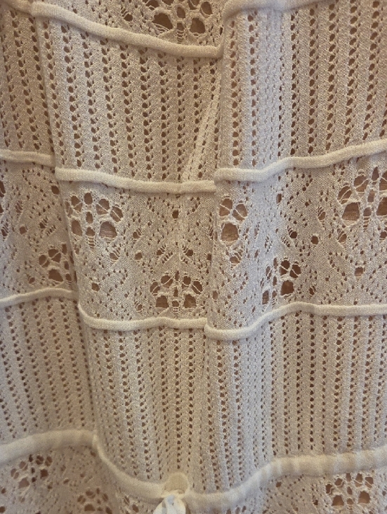 Sleeveless White Crochet Halter Dress--: The "Event-Ready" NWT - Picture 6 of 11